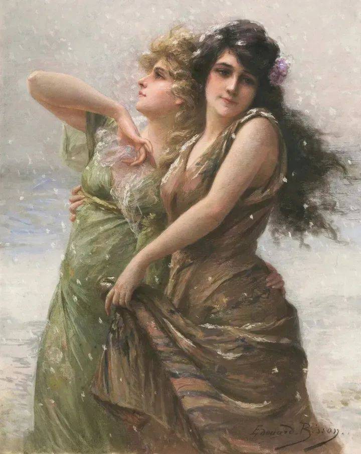 巴黎雷欧艺术馆:法国画家爱德华·比森笔下的美丽姿态_油画_书画_国际
