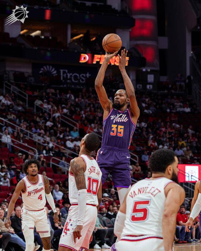 杜兰特28 11 8创纪录,太阳惨遭火箭逆转!