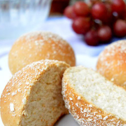 椰香全麦餐包,一口就爱上,十足麦香味儿好吃到爆_面团_椰蓉_白糖