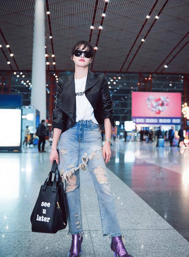 宋茜单身久了越来越不羁!