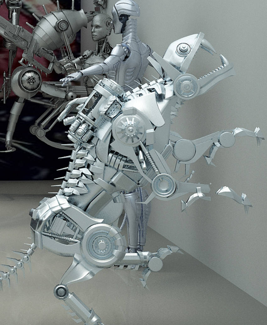 中国最顶级当代艺术家_one_million_robots