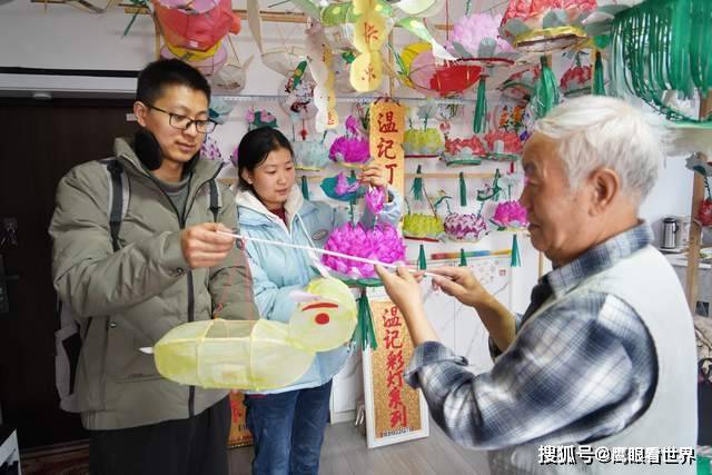 温存林——痴心彩扎灯笼半个世纪_彩灯_温记_莲花