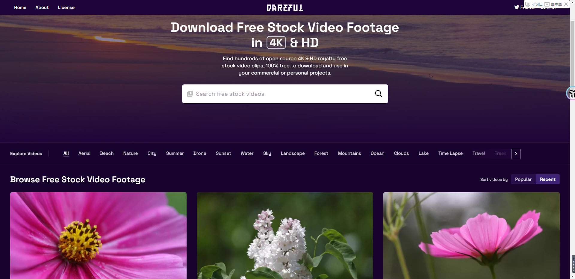 夕猫素材库,pexels,videvo,pixabay和artgrid,每一个都是短视频创作者