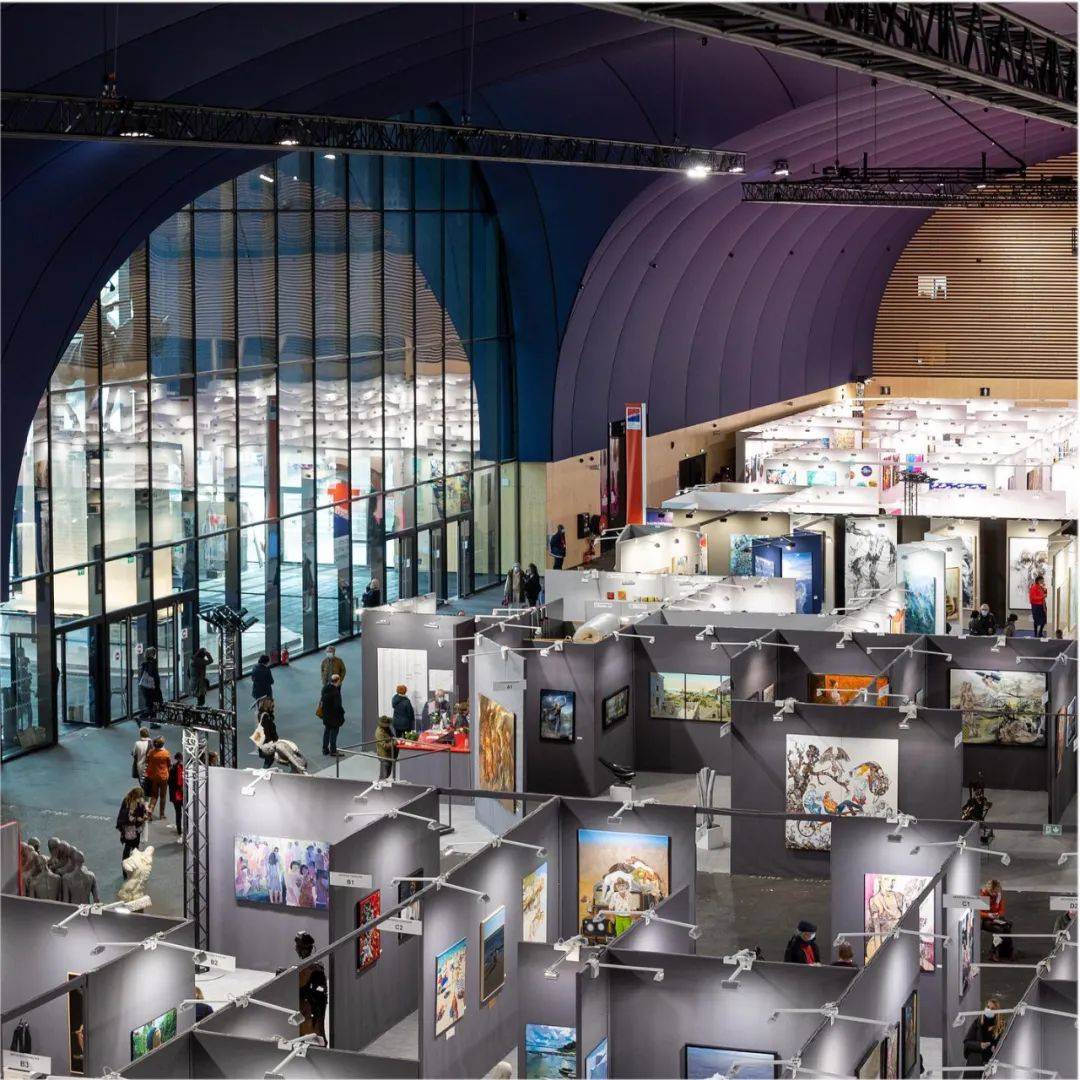 法国巴黎大皇宫"art capital 国际艺术展":艺术家 卢云_cm_自由_丙烯