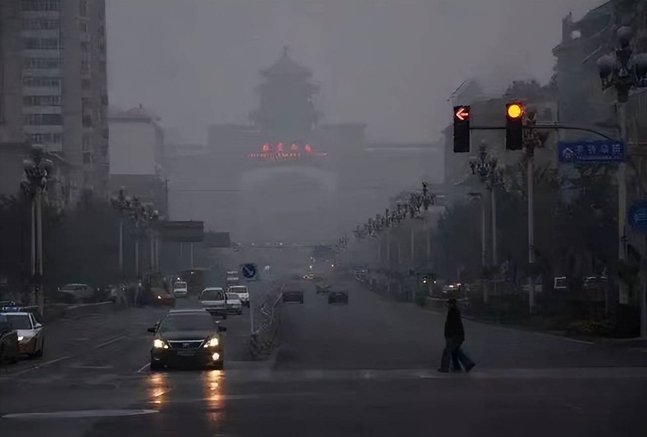 北京重度雾霾图片