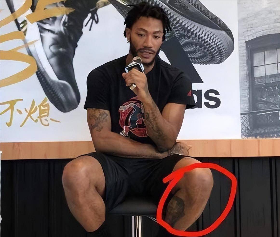 罗斯膝盖伤疤十厘米,看到老詹我服了_挑战_篮球_故事