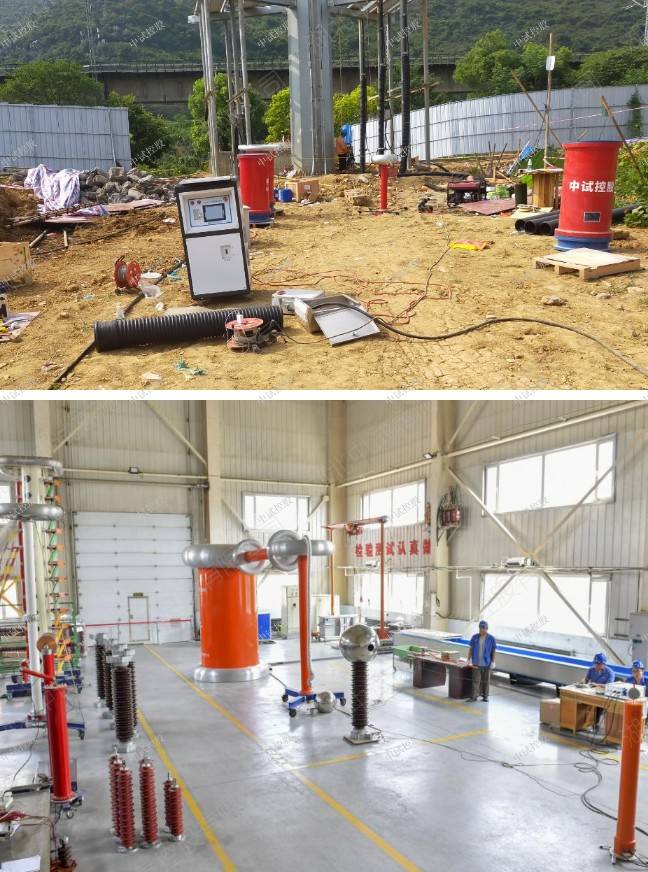 zsbp-66kva/22kv变频串联谐振试验成套装置排除方法:将补偿电容器并