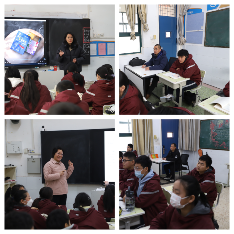 中,学校领导细心观察教学细节,仔细倾听师生交流,观察现场教学动态