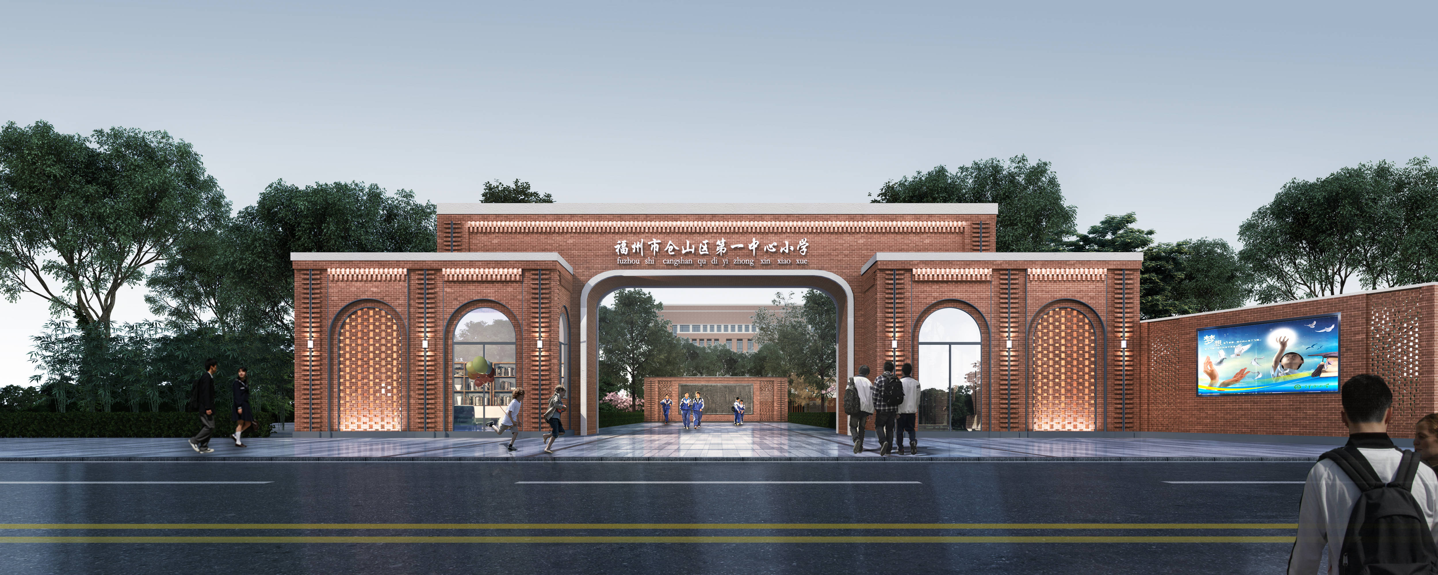 中学:在建的福州高级中学初中部,位于仓山区鼓山大桥西侧,江边路东侧