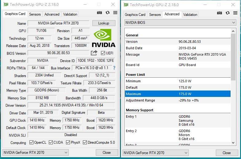 影驰rtx 2070 white mini评测:17cm短卡性能彪悍_频率_长度_风扇