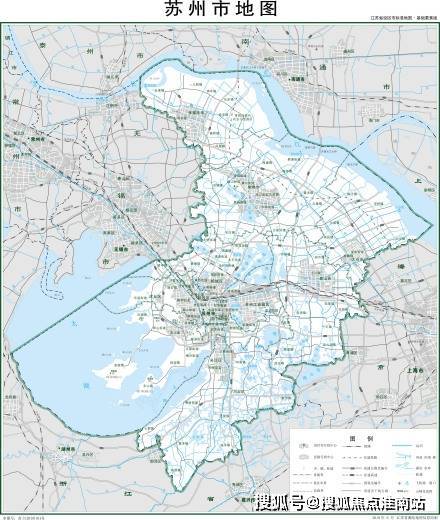 蘇州市標準地圖(2張)1983年,撤銷常熟縣,改設常熟市.