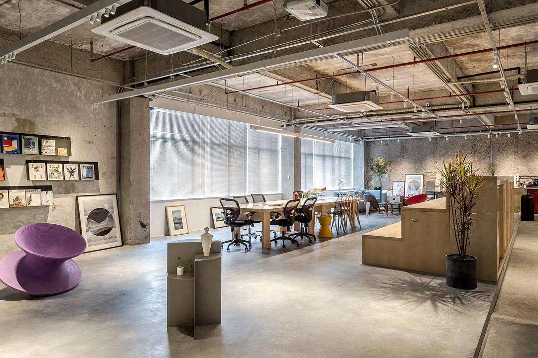 陕西西安办公场所装修,共享办公空间设计,写字楼装修设计,办公装修