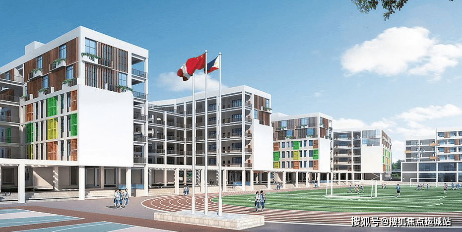 项目小学和初中对口学校都是龙城高级中学东兴外国语学校(九年制,步行