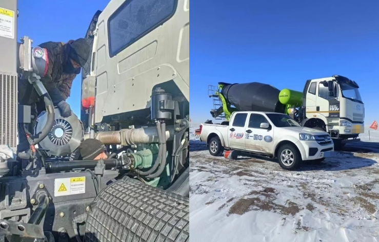 雨雪无情,一汽解放救援有温度有速度