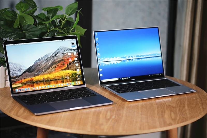 华为matebook x pro对比2024 mbp:谁有料_bar_macbook_笔记本