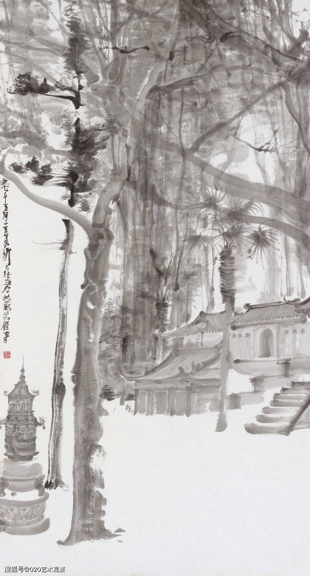 周京新:写生就是创作_cm_纸本_实景