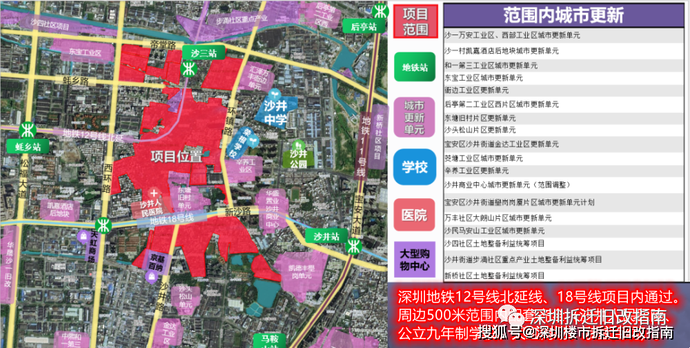 宝安沙井金耗小镇华润旧改_文化_片区_单元