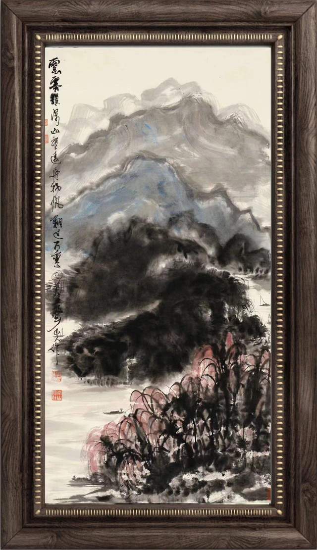 山水名家,指墨画艺术家朱祖国先生作品山水名家,指墨画艺术家朱祖国