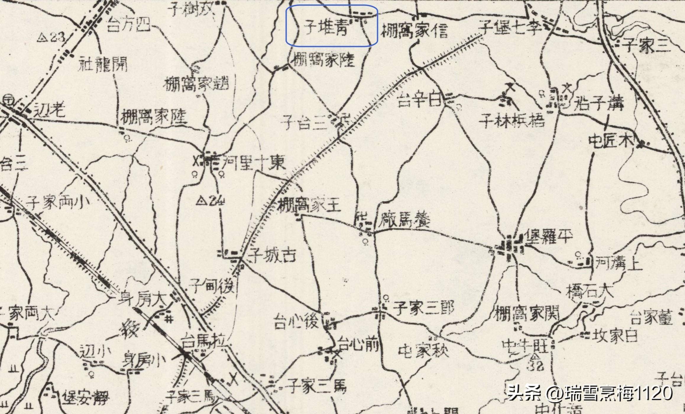 于洪区平罗街道青堆子村·明军守卫马门而居住的营房