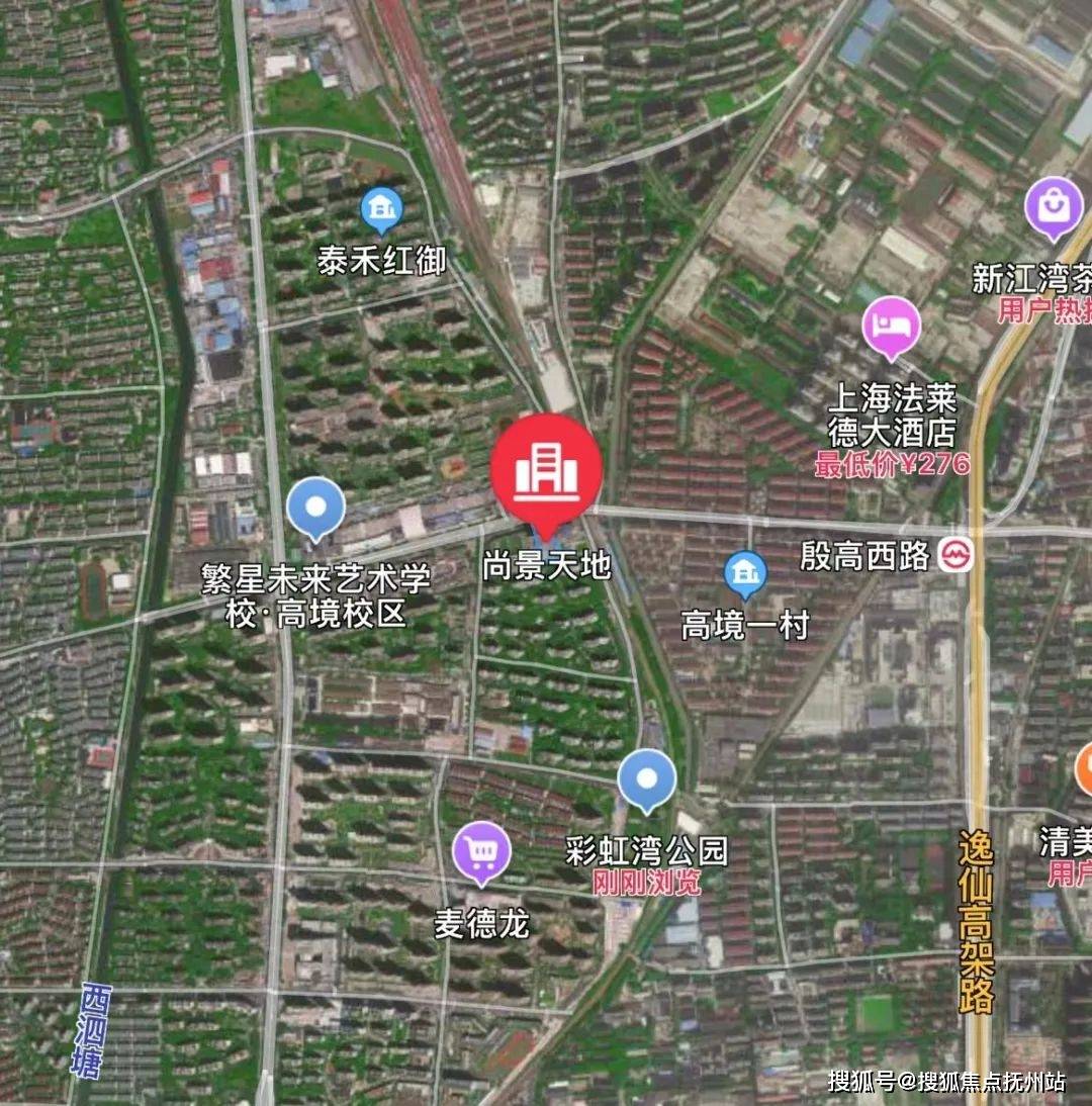 虹口足球场等大部分上海市主流商圈.