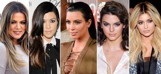 卡戴珊五姐妹的颜值大比拼