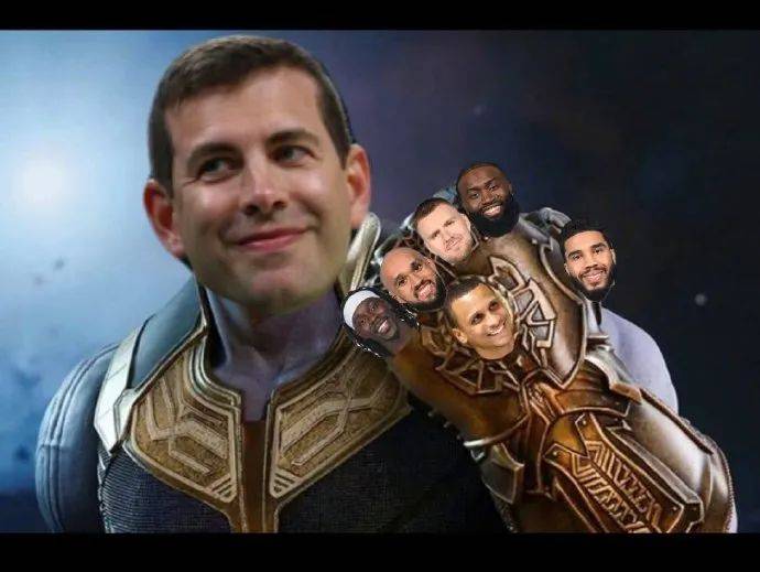 是不是有灭霸内味儿了看看辣个蓝人在包厢里的微笑这也是目前全联盟