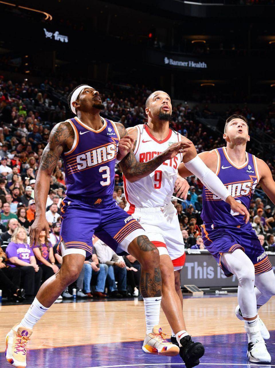 火箭战胜太阳!杜兰特空中砍下30 9 3,比尔复出被驱逐_比赛_命中_腊邋