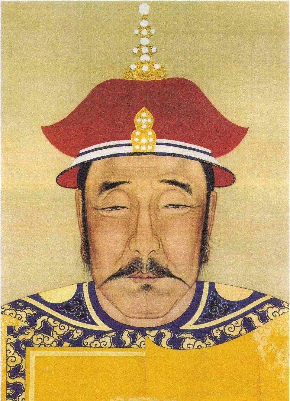 努尔哈赤画像清太祖爱新觉罗·努尔哈赤共有十六个儿子,第八子