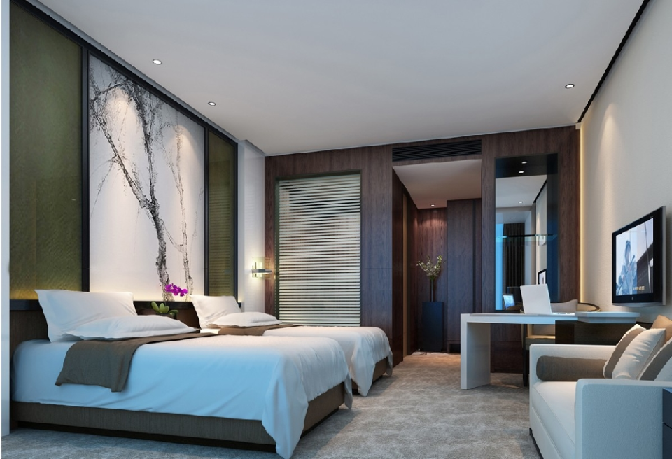 陕西快捷酒店装修设计商务酒店装修宾馆装修设计