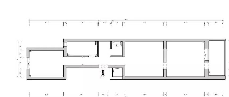 原创65㎡过道型旧房巧夺天工般的改造卫生间的设计你没见过