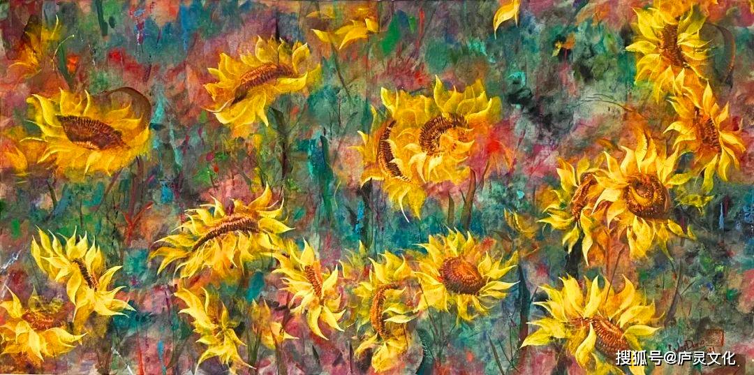 93_艺术_向日葵_局部