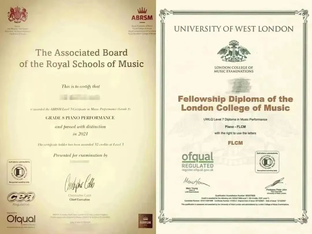 lcme英国伦敦音乐学院考级