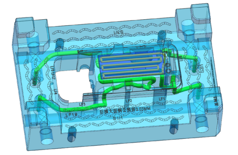 毅速3d打印随形透气钢模具困气排气革新之选
