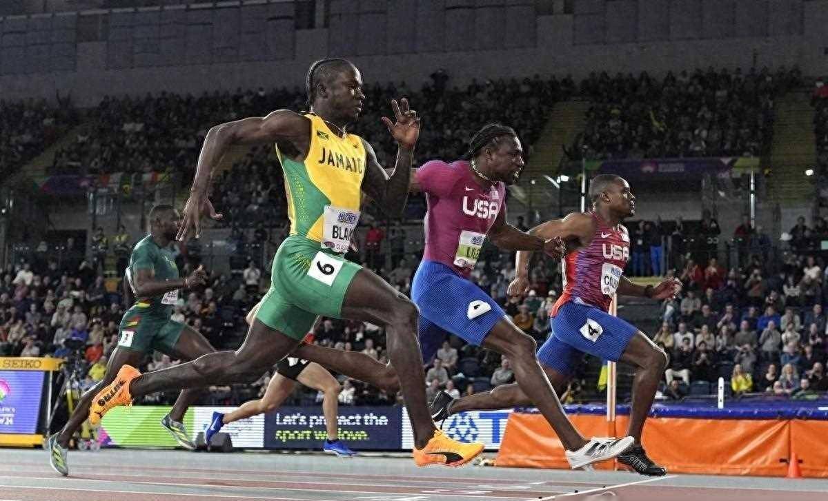 飞人大战:科尔曼战胜莱尔斯夺得世界室内田径锦标赛男子60米冠