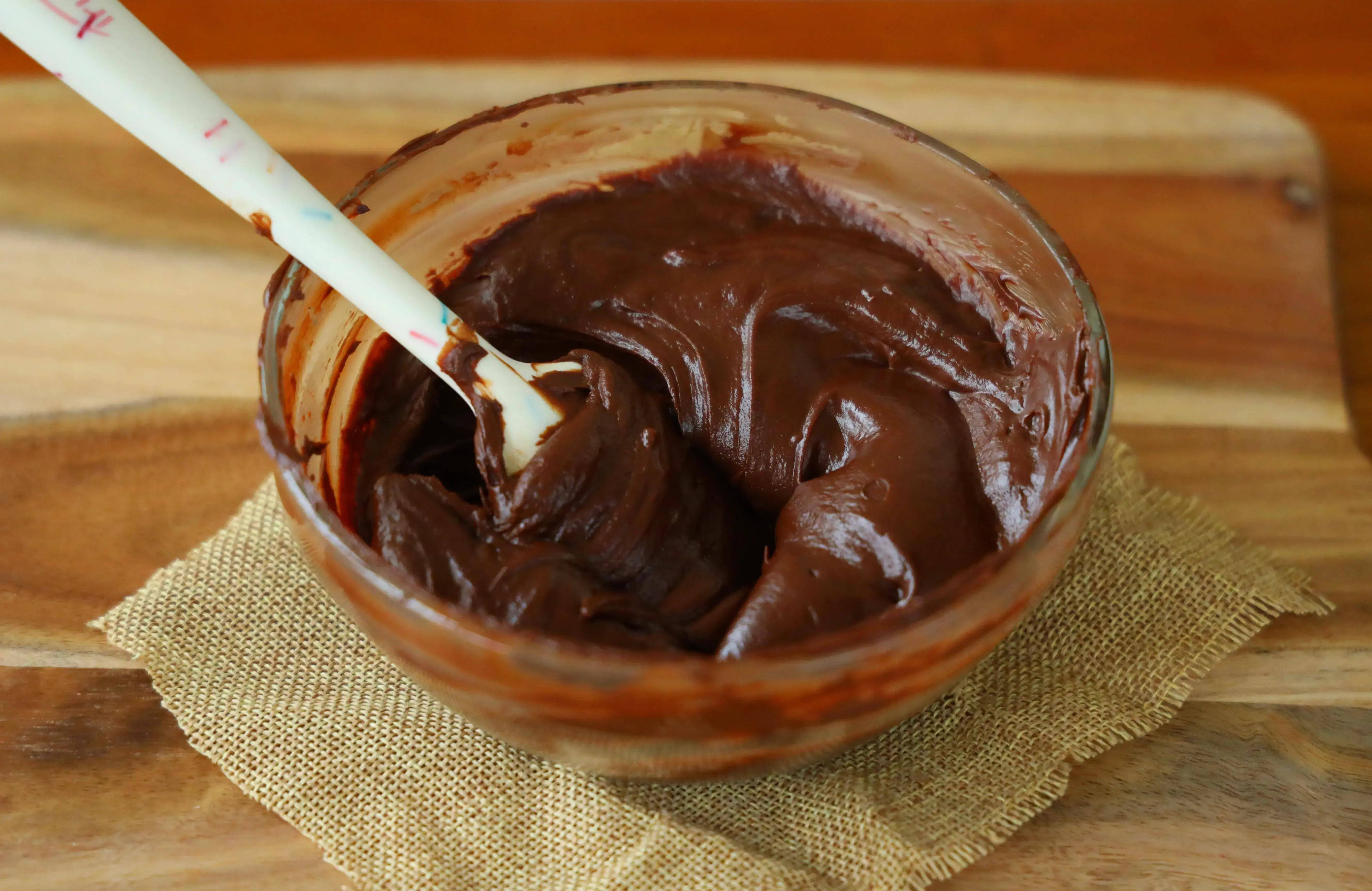 原创自制巧克力酱掌握技巧不出油不出沙好吃不甜腻