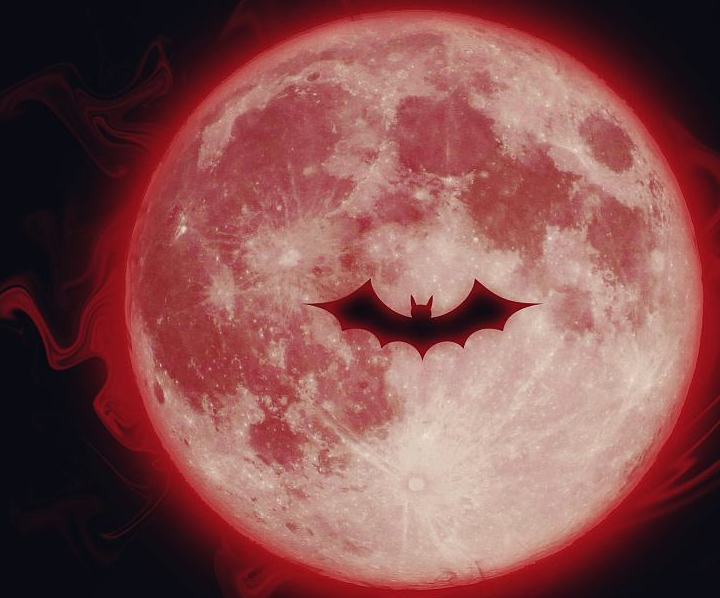 原创这么美的红月天相夜观天象的老夫们称此为灾难