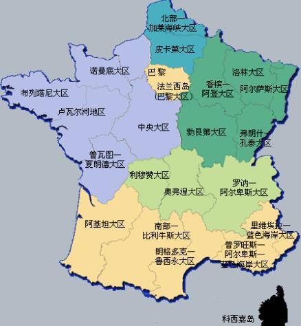 科西嘉岛是地中海第四大岛,面积8680平方公里人口33万.