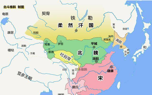 凉,北凉,西凉,吐谷浑等政权,其中代国,燕国和吐谷浑都是鲜卑族建立的