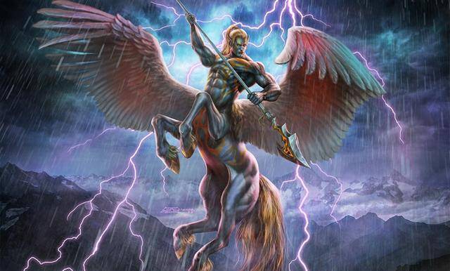 原创古希腊神话双鱼座与摩羯座原型爱神母子情深与丑男山林之神潘