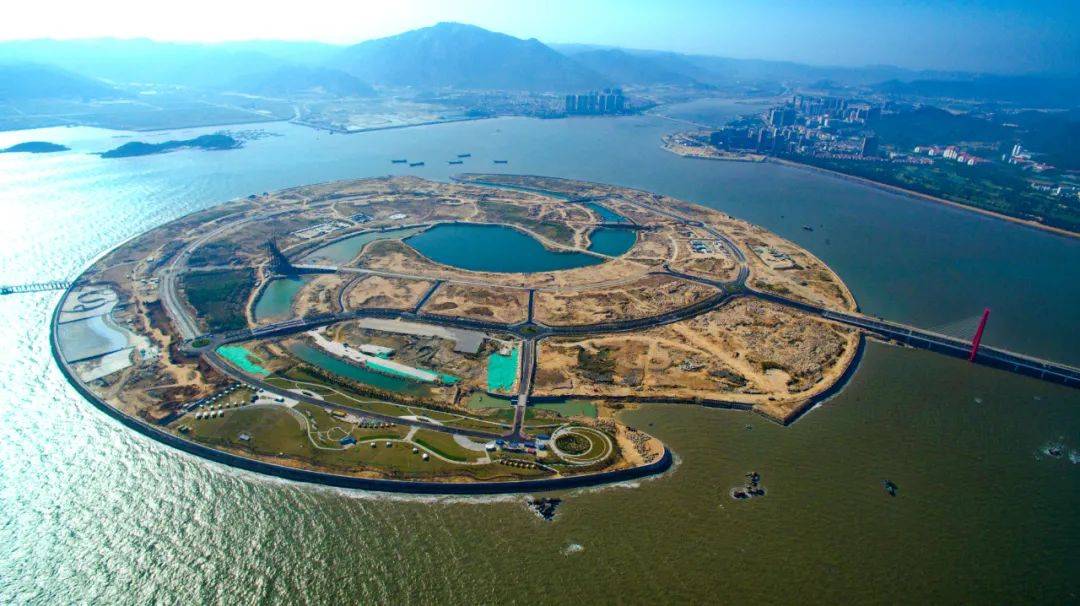 中国第一个离岸式人工岛双鱼岛