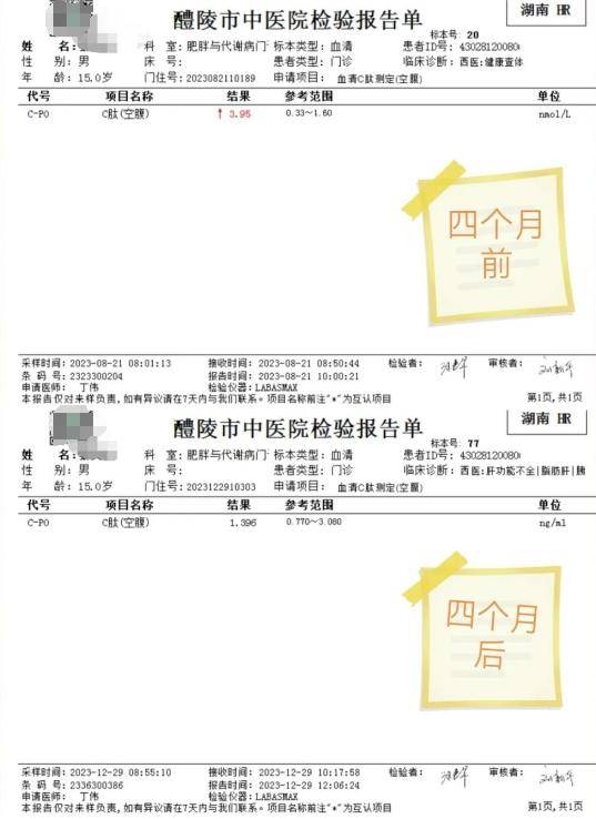 高血脂检查报告图片