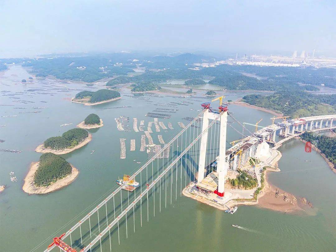 广西最长跨海大桥震撼出炉,惊叹基建狂魔的实力_钦州市_龙门_群岛