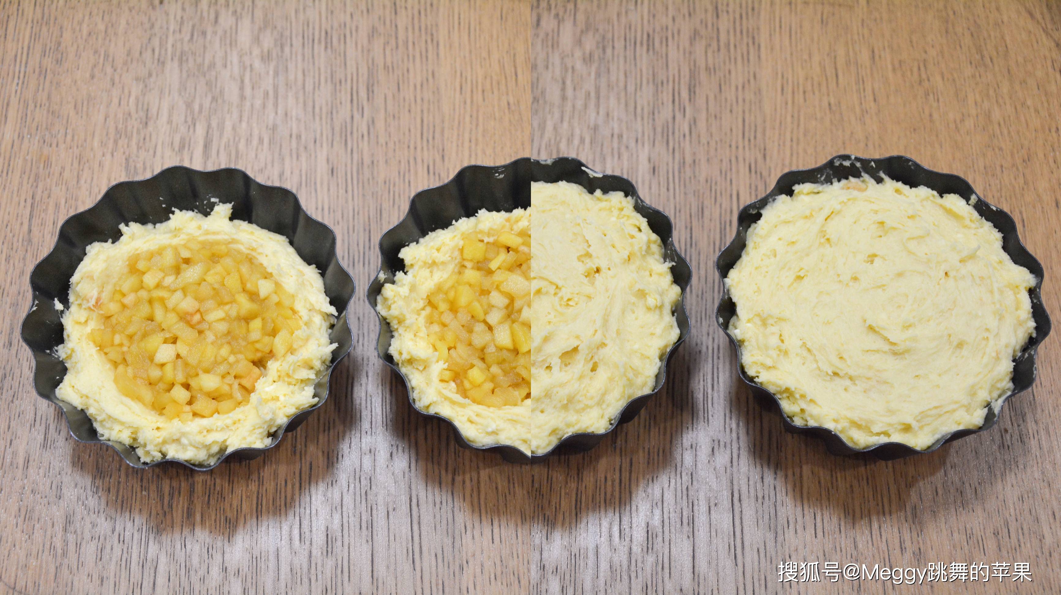 苹果奶酪蛋糕,果香奶香浓郁,特别适合春天吃,私房配方快收藏