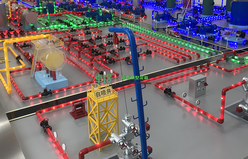 天然气管网沙盘模型制作公司燃气管道分布沙盘模型制作厂家