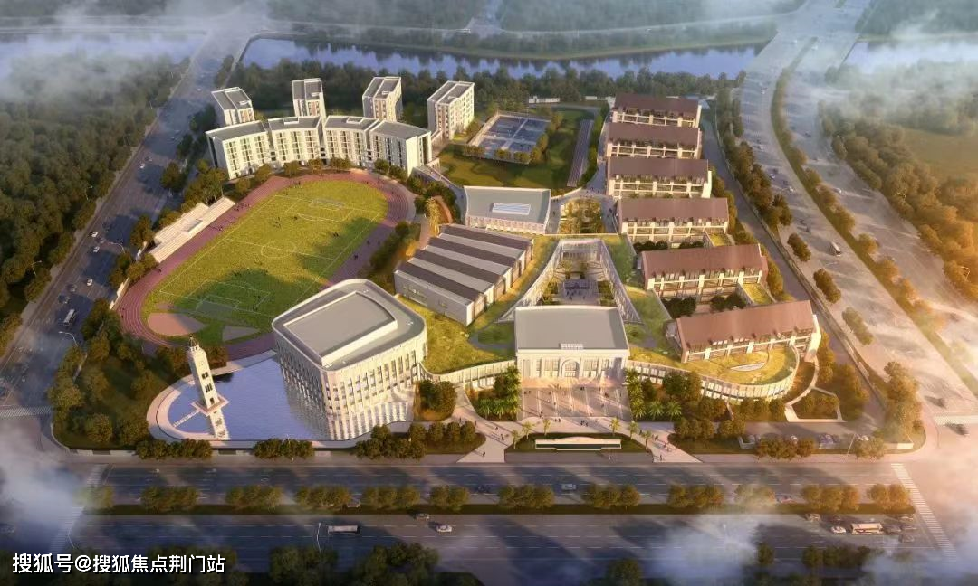 大学附属杭州学校效果图大源镇中心小学,富春湾未来小学,大源育才学校