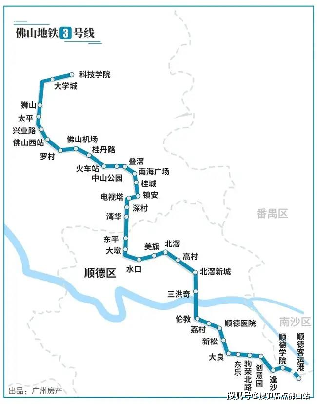 (佛山地铁3号线线路图)四,优质教育——3.