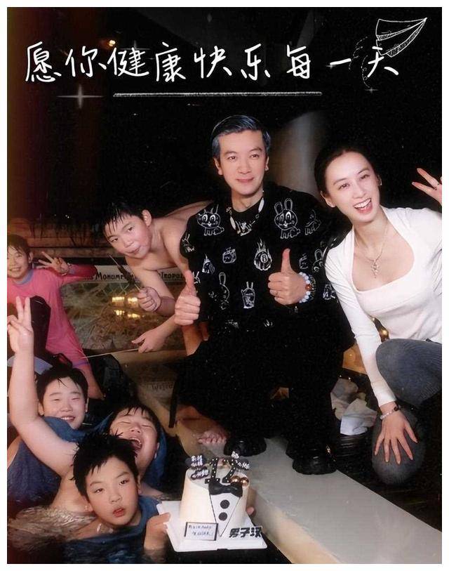 黄圣依庆祝儿子12岁生日亮眼形象吸睛杨子头发斑白可爱胖墩