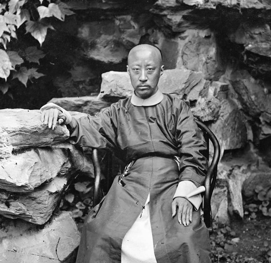 原创清朝大臣老照片两广总督叶赫那拉瑞麟户部尚书董恂