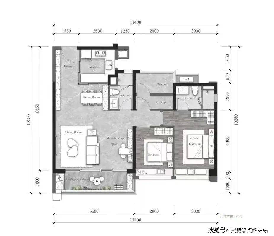 万科金域曦府平面图图片