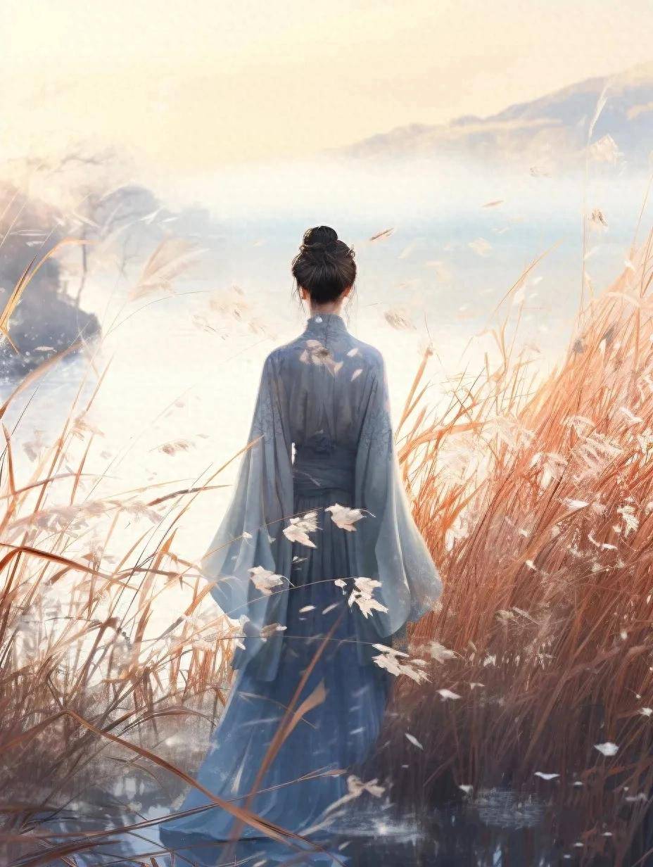 野旷天低树江清月近人25句山水风景诗词寄予惆怅深情